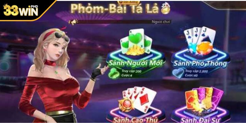 Chơi phỏm 33WIN ngay giành thắng lớn