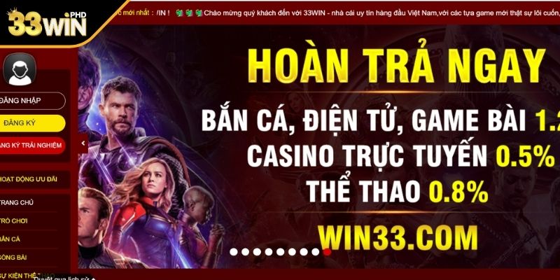 Truy cập để đăng nhập 33WIN